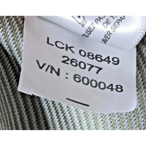 Cutter & Buck CB DryTec Men’s XL Snap Polo Gray Brown Stripe UV Quick-Dry - Picture 8 of 16